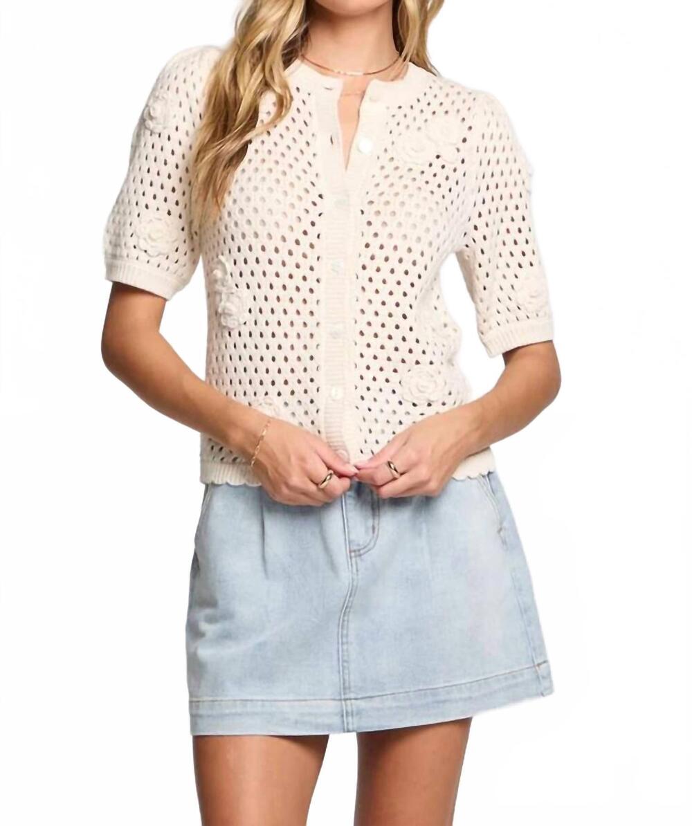 NEW SALTWATER LUXE olivia sweater in salt